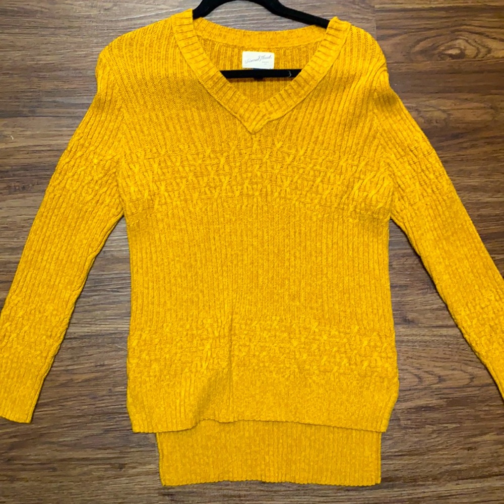Yellow Knit Sweater